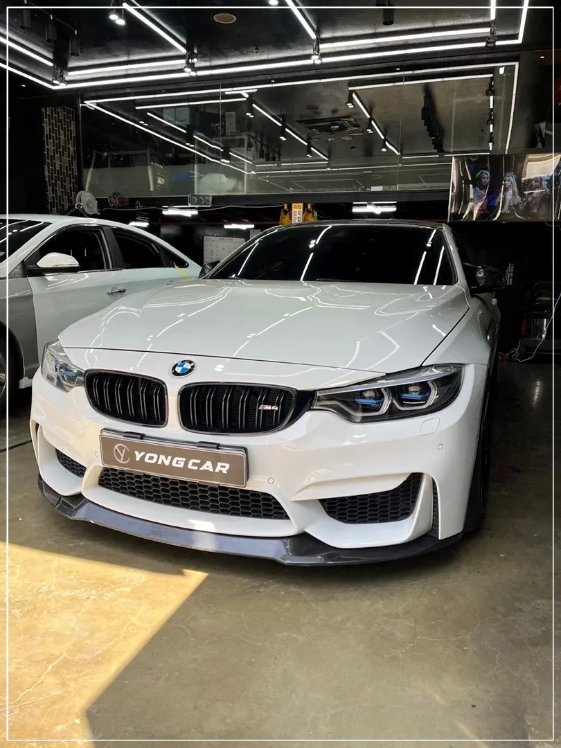 BMW M4 F vinyl wrap - BMW M4 F Vinyl Wrap Review — High-Gloss Red Color Change photo 4