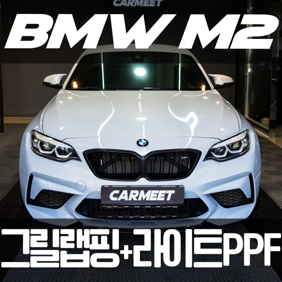 BMW M2 vinyl wrap installation result