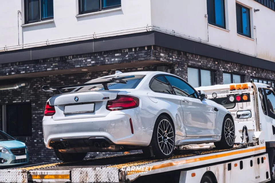 BMW M2のカーラッピング事例 写真