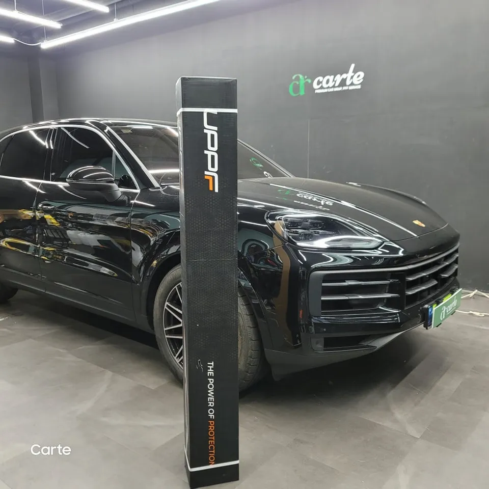 Porsche Cayenne PPF施工事例|費用目安と仕上がり 施工写真 1-2