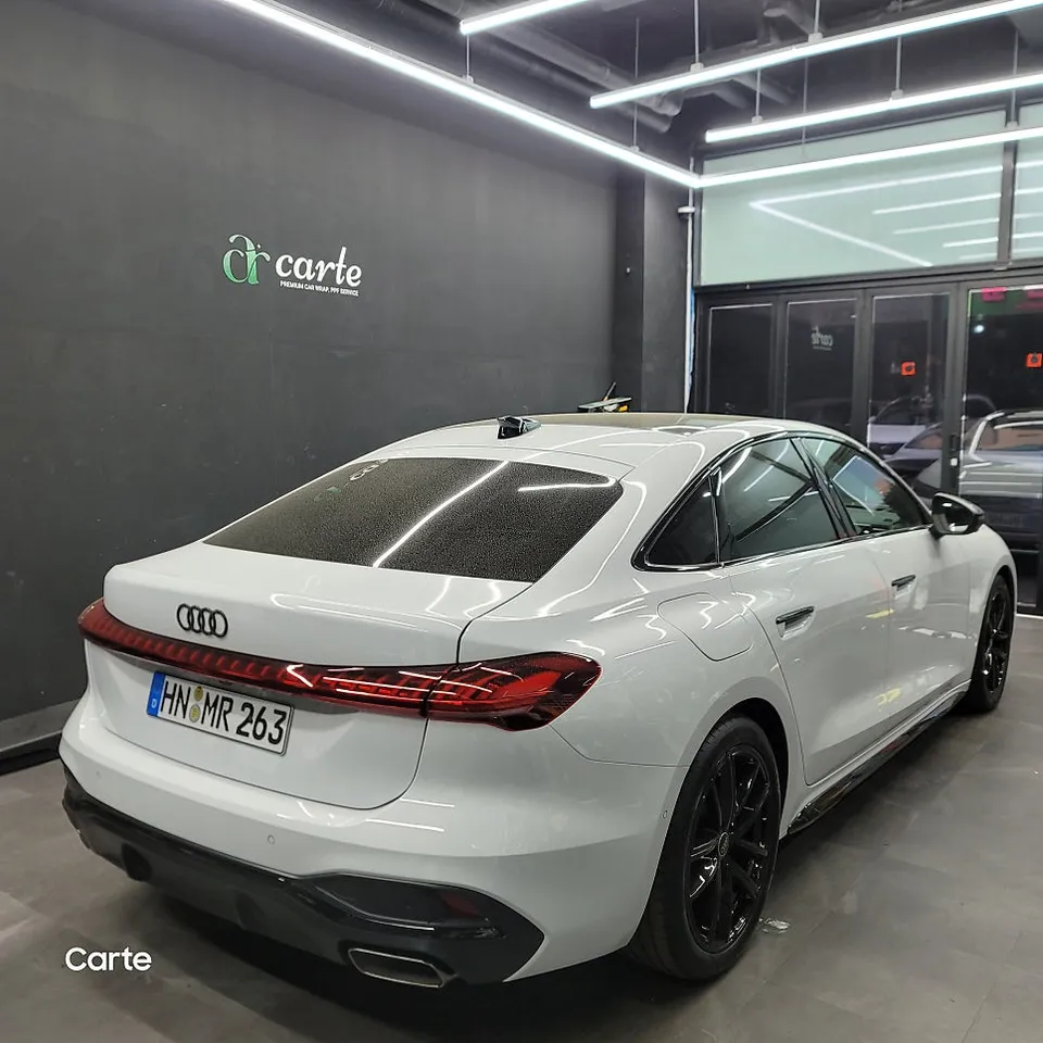 Audi A5 PPF施工事例｜費用目安と仕上がり 施工写真 3-1