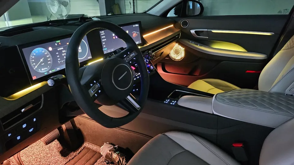 Hyundai Sonata Ambient Lighting Upgrade Review photo 2