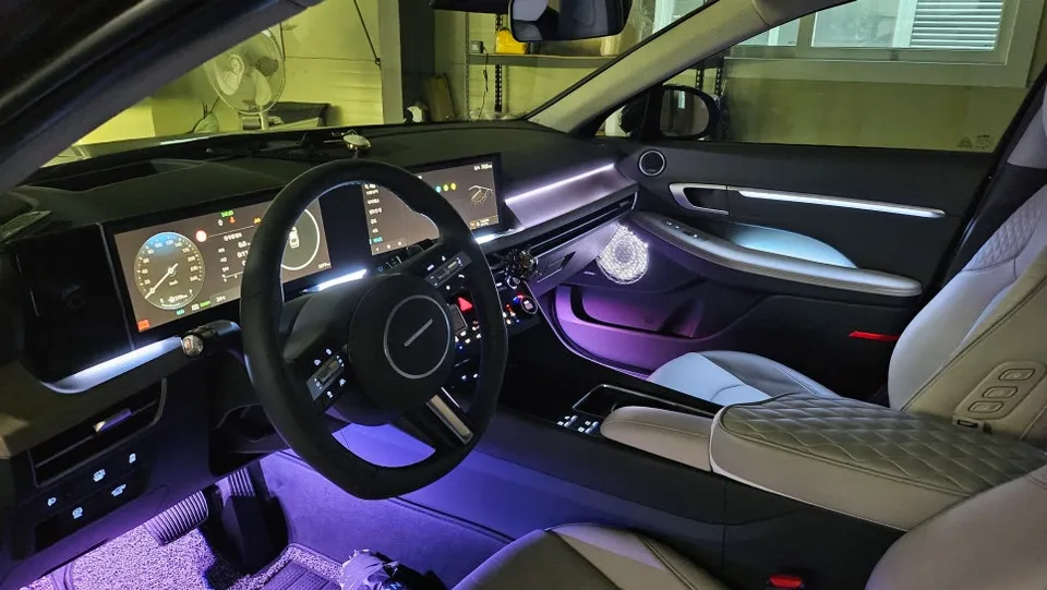 Hyundai Sonata DN8 ambient lighting - Hyundai Sonata Ambient Lighting Upgrade Review photo 3