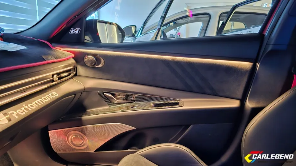 Hyundai Elantra CN7 ambient lighting - Hyundai Elantra CN7 Ambient Lighting Review - Cost & Results photo 3