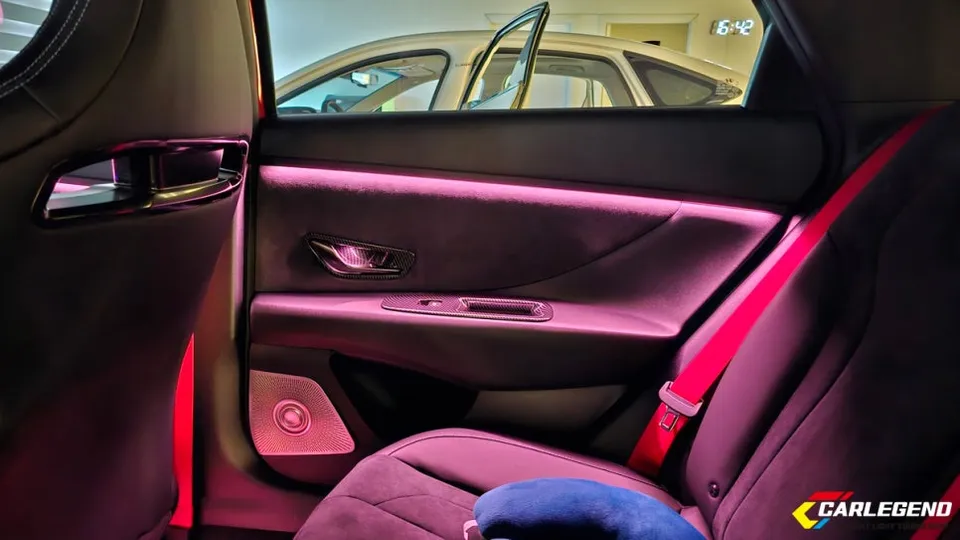 Hyundai Elantra CN7 ambient lighting - Hyundai Elantra CN7 Ambient Lighting Review - Cost & Results photo 4