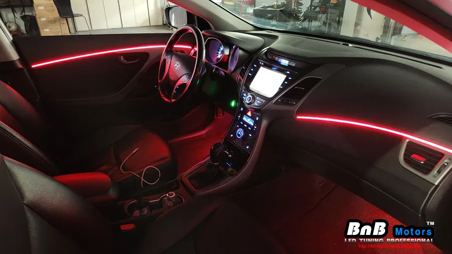 Hyundai Elantra MD ambient lighting - Hyundai Elantra MD Ambient Lighting Review: Cost & Results photo 5