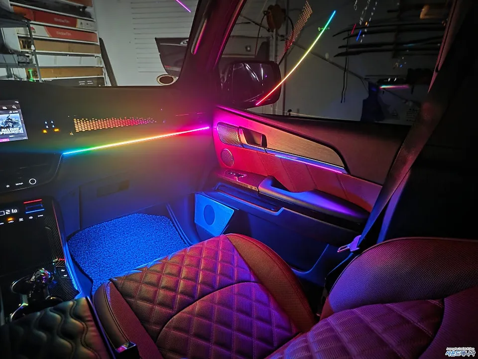 Kia Mohave The Master ambient lighting - Kia Mohave The Master Ambient Lighting Review: Cost & Results photo 4