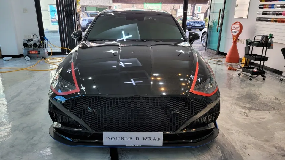 Hyundai Sonataのカーラッピング事例｜費用目安・仕上がり 施工写真 6-1