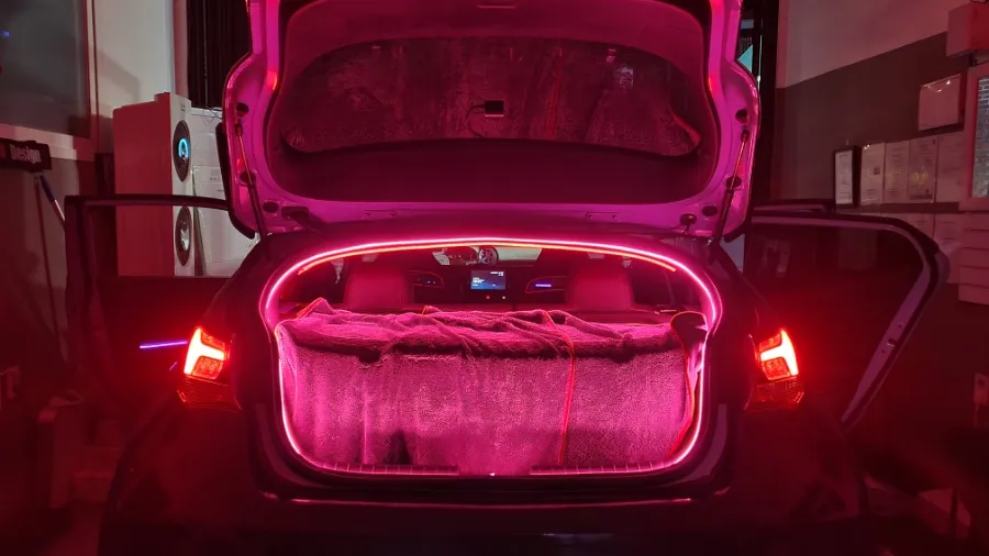 Hyundai Veloster N Ambient Lighting Review — Cost & Results photo 2