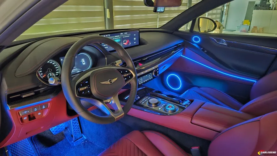 Genesis G80 ambient lighting - Genesis G80 Ambient Lighting Review — Premium Interior Upgrade photo 6