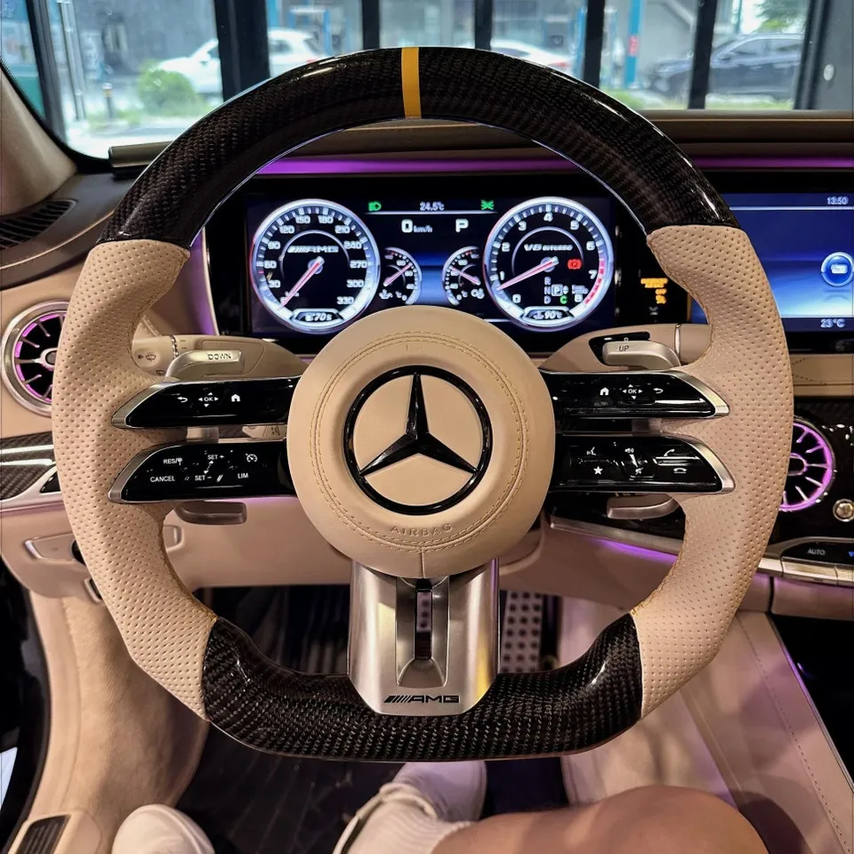 Mercedes-Benz S-Class W222 Steering Wheel Customization Review After
