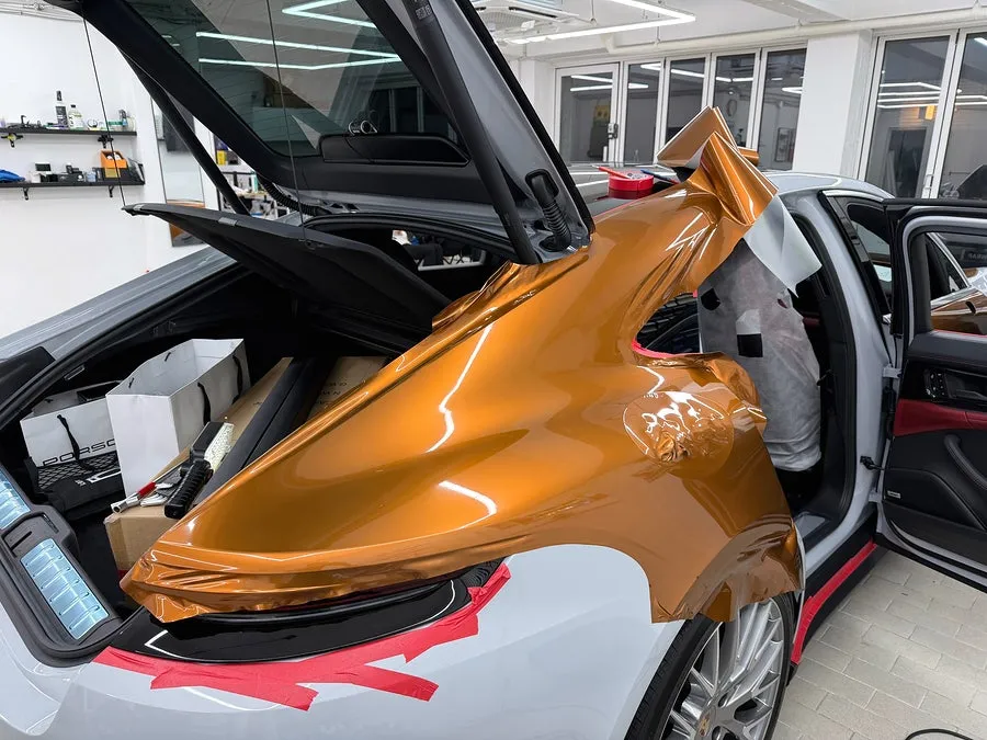 ポルシェ パナメーラ カーラッピング事例|費用目安・仕上がり 施工写真 2-2