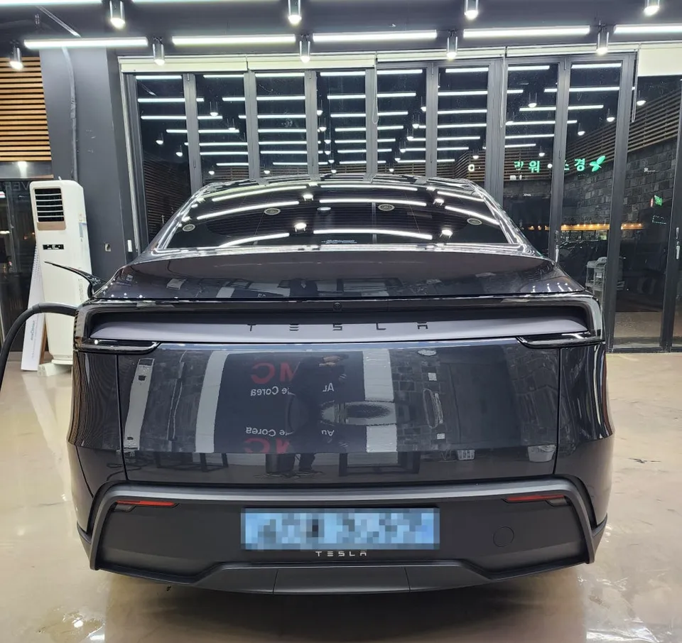 Tesla Juniperのカーフィルム施工事例 施工写真 6
