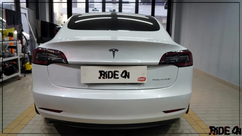 Tesla Model 3 Satin Black Vinyl Wrap Review — Complete Transformation photo 2
