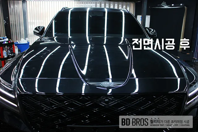 Genesis GV80のカーフィルム施工事例|費用目安・仕上がり 施工写真 2-3