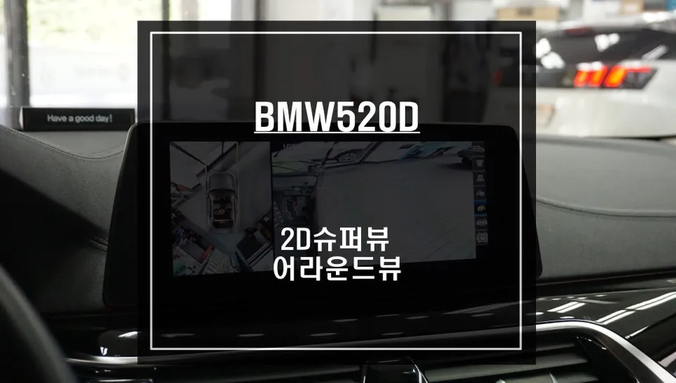 BMW 520d surround view camera review