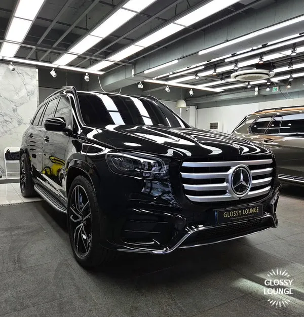 Mercedes-Benz GLS 580のガラスコーティング事例|韓国での施工 施工写真 1-3