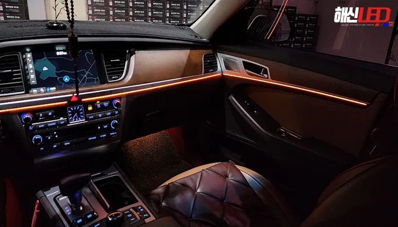 Genesis G80 ambient lighting - Genesis G80 Ambient Lighting Review: Cost & Results photo 5