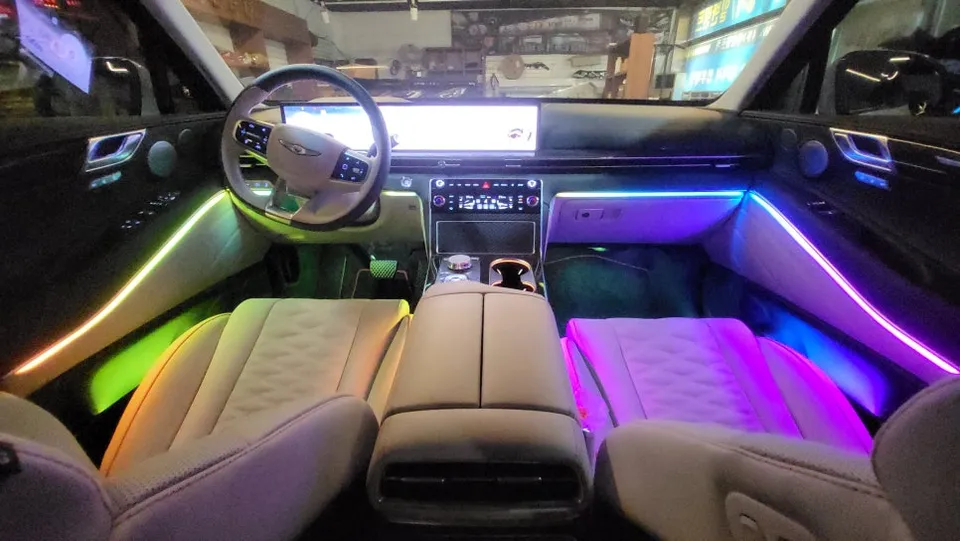 Genesis GV80 Coupe ambient lighting - Genesis GV80 Coupe Ambient Lighting Review: Cost & Results photo 3