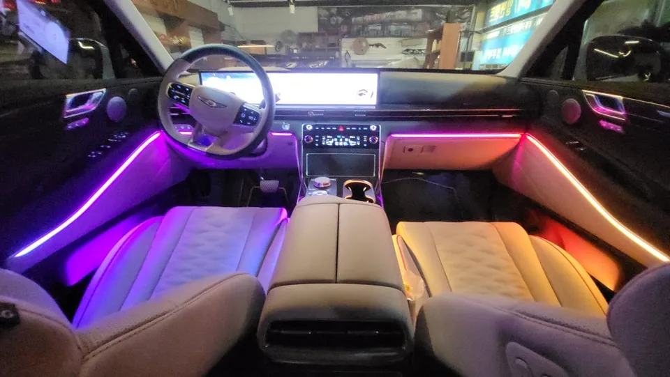 Genesis GV80 Coupe ambient lighting - Genesis GV80 Coupe Ambient Lighting Review: Cost & Results photo 4