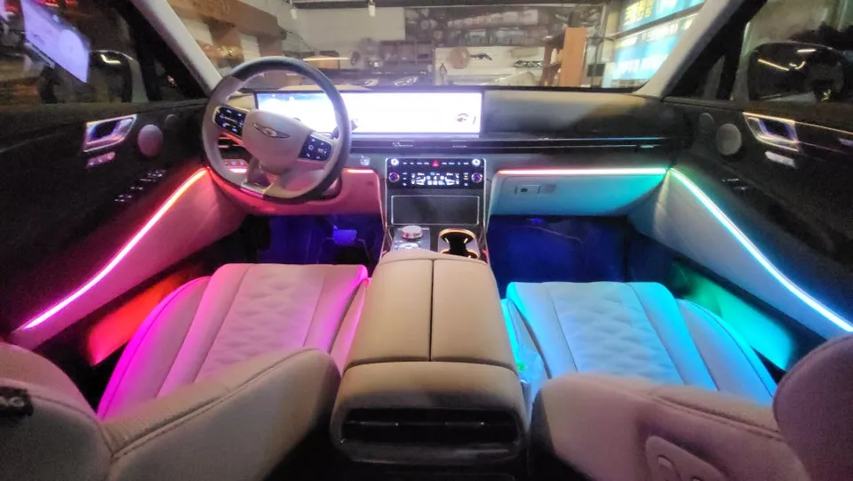 Genesis GV80 Coupe ambient lighting - Genesis GV80 Coupe Ambient Lighting Review: Cost & Results photo 5