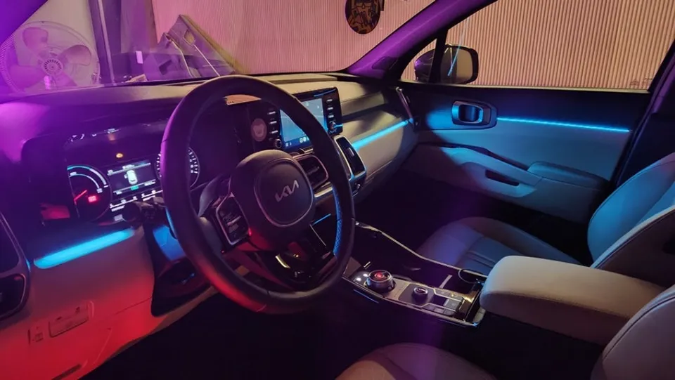 Kia Sorento MQ4 ambient lighting - Kia Sorento MQ4 Ambient Lighting Review — Cost & Results photo 6