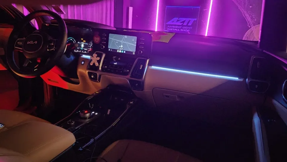 Kia Sorento MQ4 ambient lighting - Kia Sorento MQ4 Ambient Lighting Review — Cost & Results photo 7