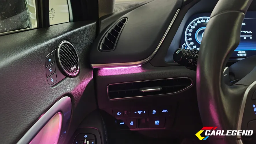 Hyundai Sonata DN8 ambient lighting - Hyundai Sonata Ambient Lighting Review: Premium Interior LEDs photo 3