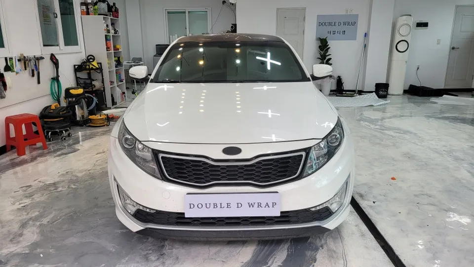 Kia K5 ceramic coating installation result