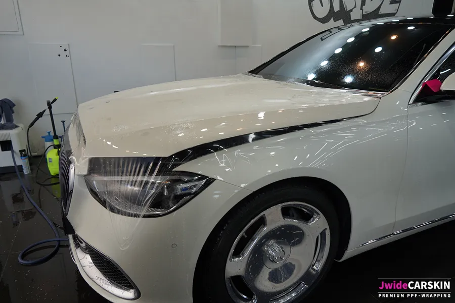メルセデス・ベンツ S580 Maybach PPF施工事例 施工写真 1-3
