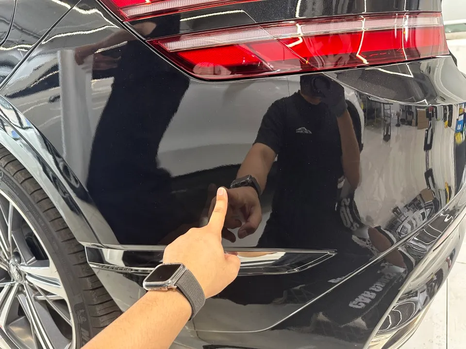 Genesis GV80 Coupe PPF施工事例|韓国での実例紹介 施工写真 3-2