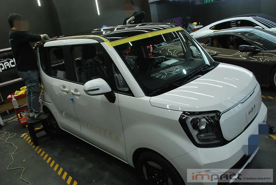 Kia Ray EVのカーラッピング事例｜費用目安・仕上がり 施工写真 2-2