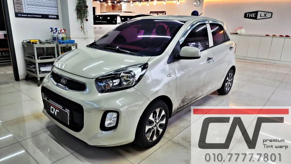 Kia Morningのカーフィルム施工事例｜費用目安・仕上がり 施工写真 5