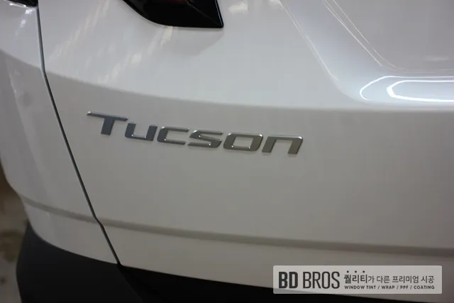 Hyundai Tucson NX4 カーフィルム施工事例|韓国での実例 施工写真 1-1