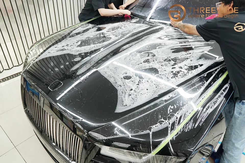 ロールスロイス ゴースト PPF施工事例|費用目安・仕上がり 施工写真 2-3