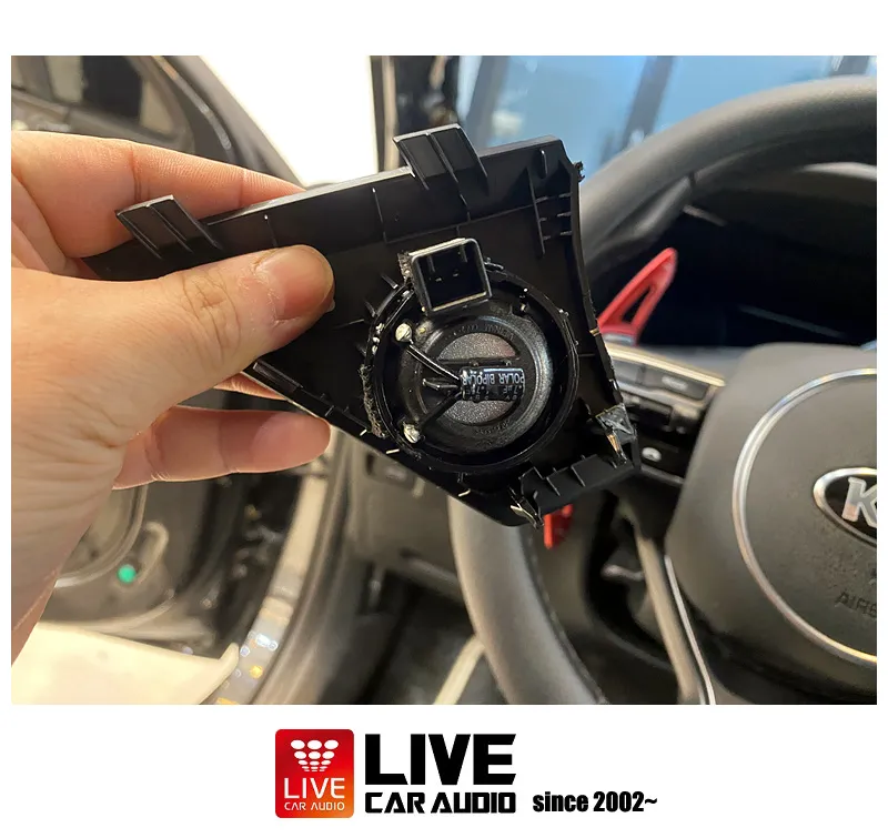 Kia K5 DL3のカーオーディオ施工事例 施工写真 4-2