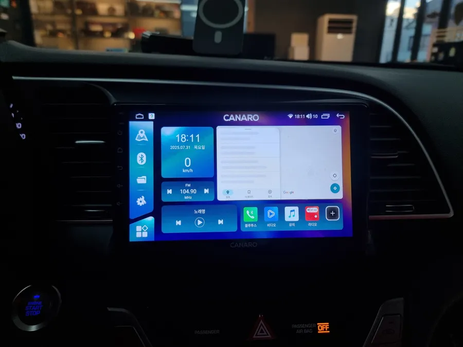 Hyundai Elantra ADのAndroid Auto・CarPlay取付事例 施工写真 1-3