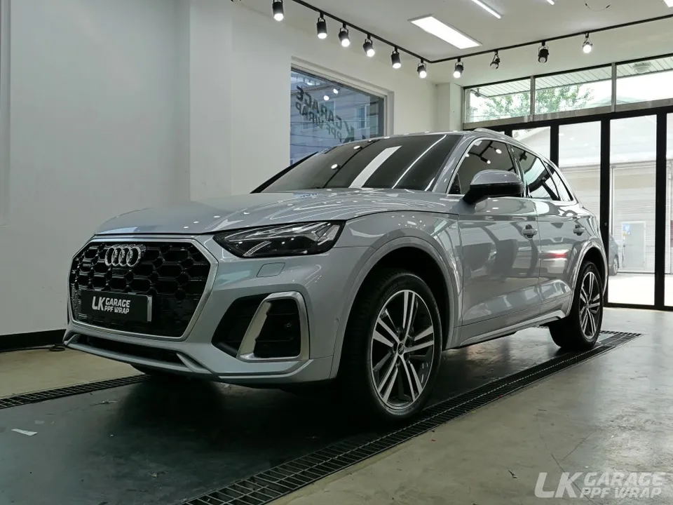 Audi Q5 Vinyl Wrap Review: Satin Perfect Blue Transformation