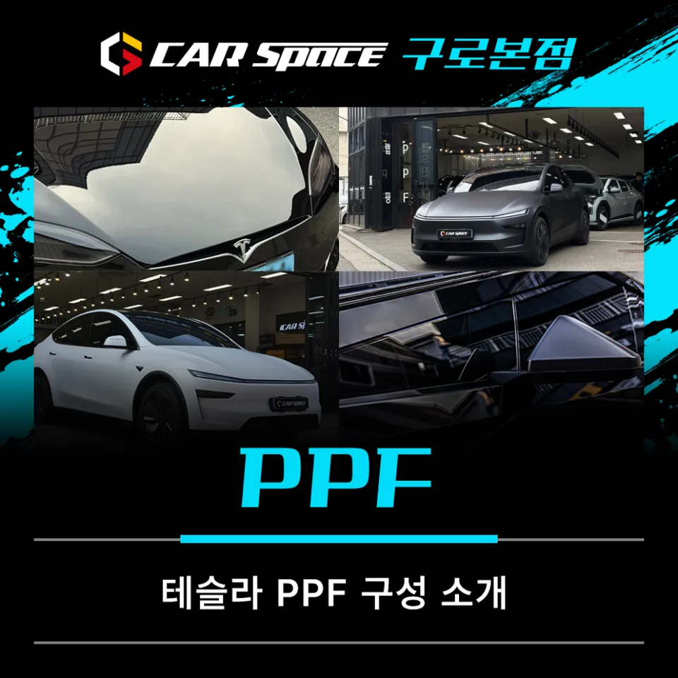 Tesla 사이버트럭, 모델X, 모델S, 모델3, 모델Y ppf installation result
