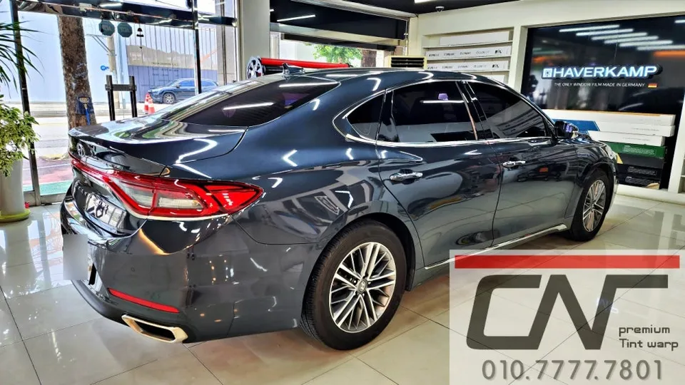 Hyundai Grandeur IGのカーフィルム施工事例|費用目安・仕上がり 施工写真 2-1