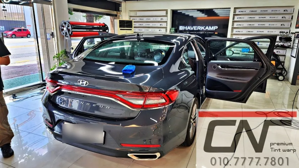 Hyundai Grandeur IGのカーフィルム施工事例|費用目安・仕上がり 施工写真 2-2