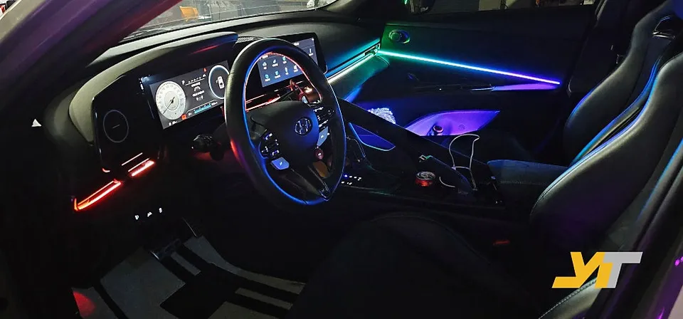 Hyundai Elantra N Ambient Lighting Review: Cost & Results photo 2
