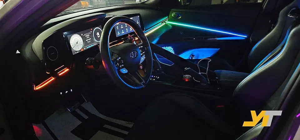 Hyundai Elantra N ambient lighting - Hyundai Elantra N Ambient Lighting Review: Cost & Results photo 3