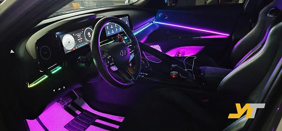 Hyundai Elantra N ambient lighting - Hyundai Elantra N Ambient Lighting Review: Cost & Results photo 4