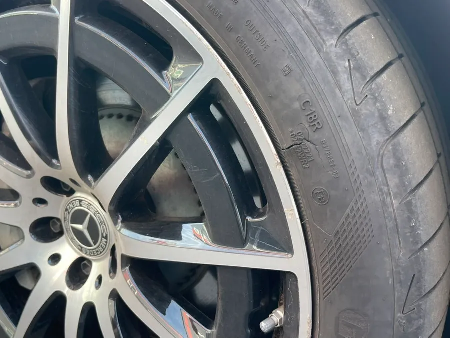 Mercedes-Benz EQS wheel repair - Mercedes-Benz EQS Wheel Repair Review: Diamond Cutting & Powder C photo 5