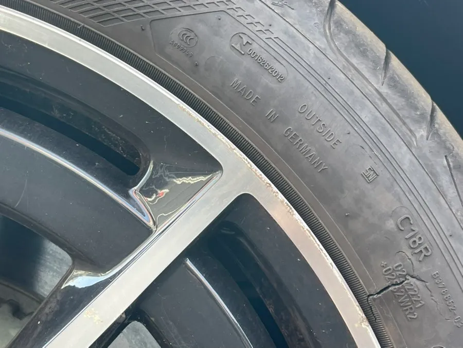 Mercedes-Benz EQS wheel repair - Mercedes-Benz EQS Wheel Repair Review: Diamond Cutting & Powder C photo 6