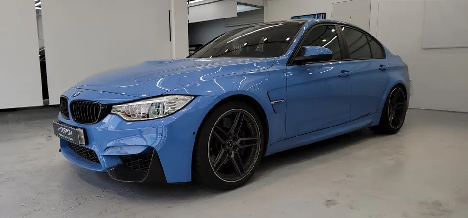 BMW M3のPPF施工事例 施工写真 1-2