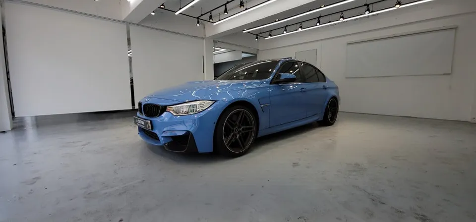 BMW M3のPPF施工事例 施工写真 2-2