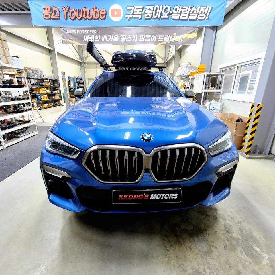 BMW X6 car audio installation result