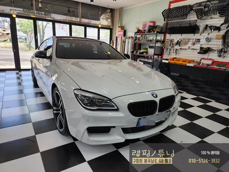 BMW 6 Series dash cam installation result